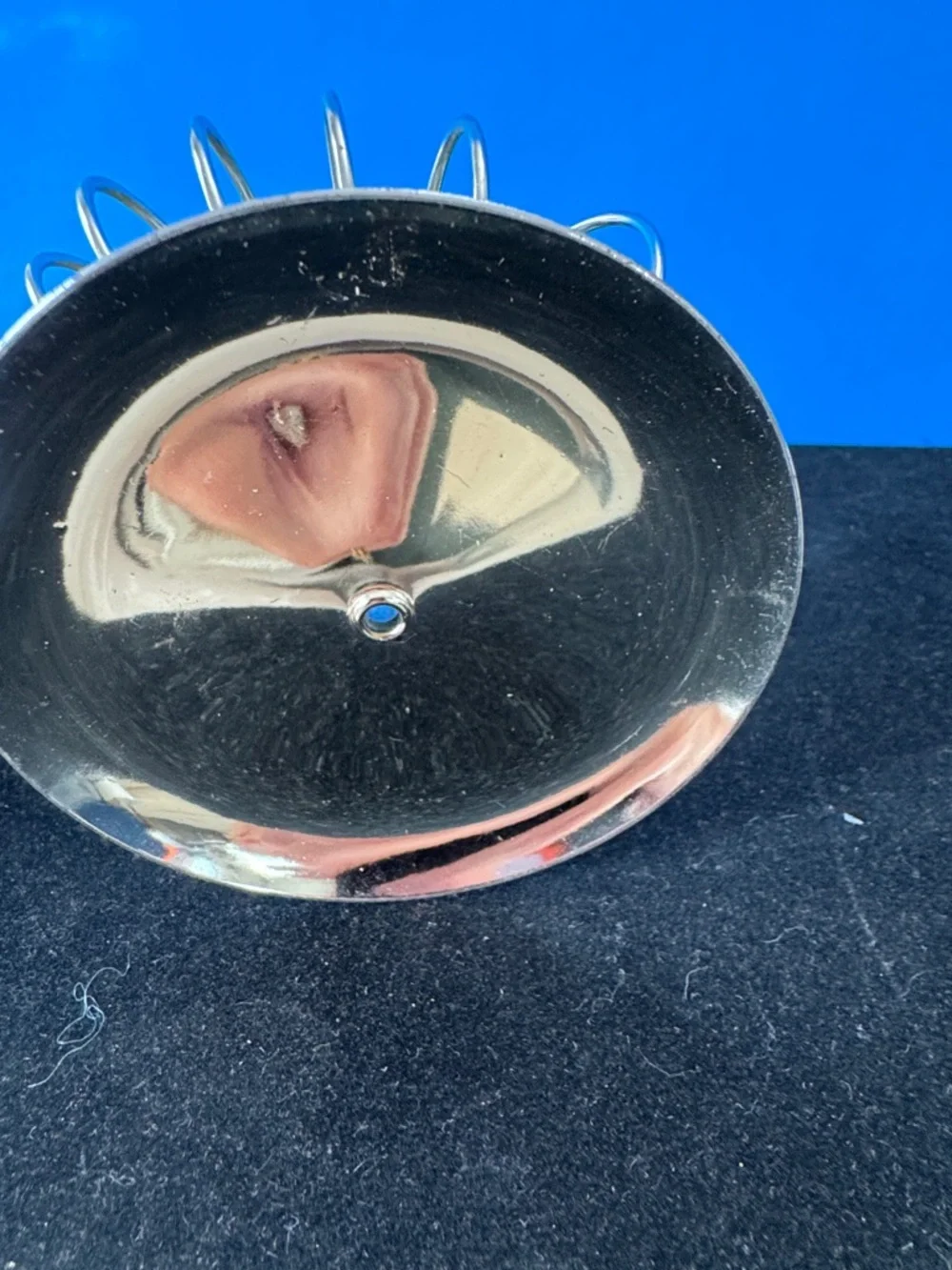 2 Sunburst Spirograph candle holders with mirrored bases